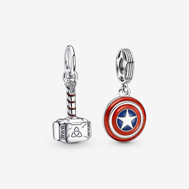 Conjunto de Regalo Escudo Capitán América y Martillo de Thor Los Vengadores de Marvel